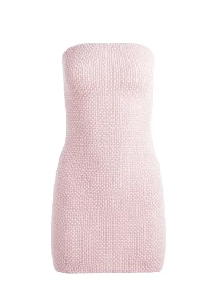 Women Alice and Olivia Leia Strapless Embellished Mini Dress