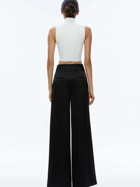 Women Alice and Olivia Mame High Rise Wide Leg Pant