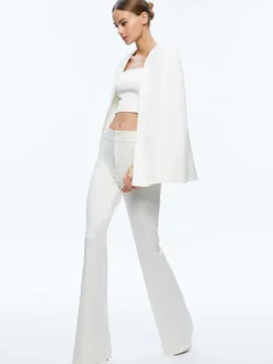 Women Alice and Olivia Marica Square Neck Cape Top