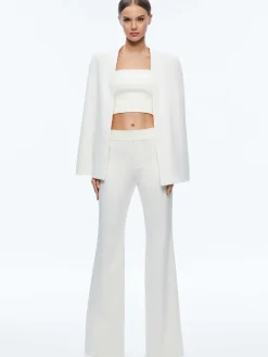 Women Alice and Olivia Marica Square Neck Cape Top