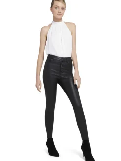 Women Alice and Olivia Maris Halter Neck Gathered Top