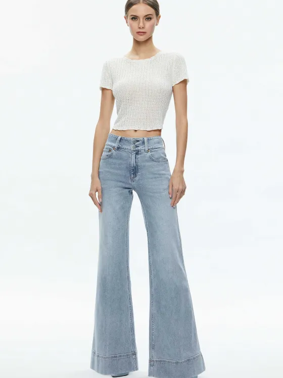 Women Alice and Olivia Maryam Pullover