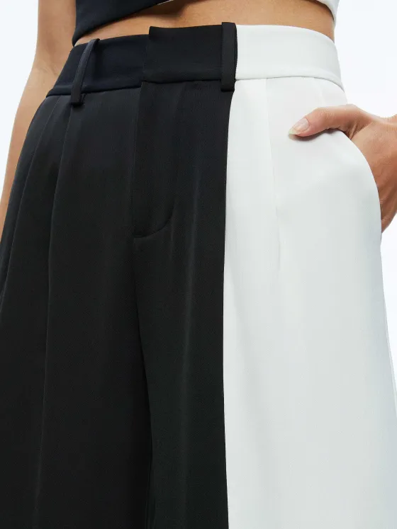 Women Alice and Olivia Meri Color Block Blazer Top + Pompey Color Block Pant