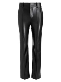 Women Alice and Olivia Ming Vegan Leather Ankle Pant