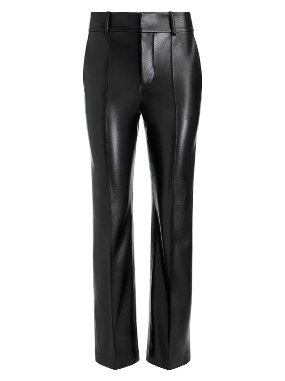 Women Alice and Olivia Ming Vegan Leather Ankle Pant