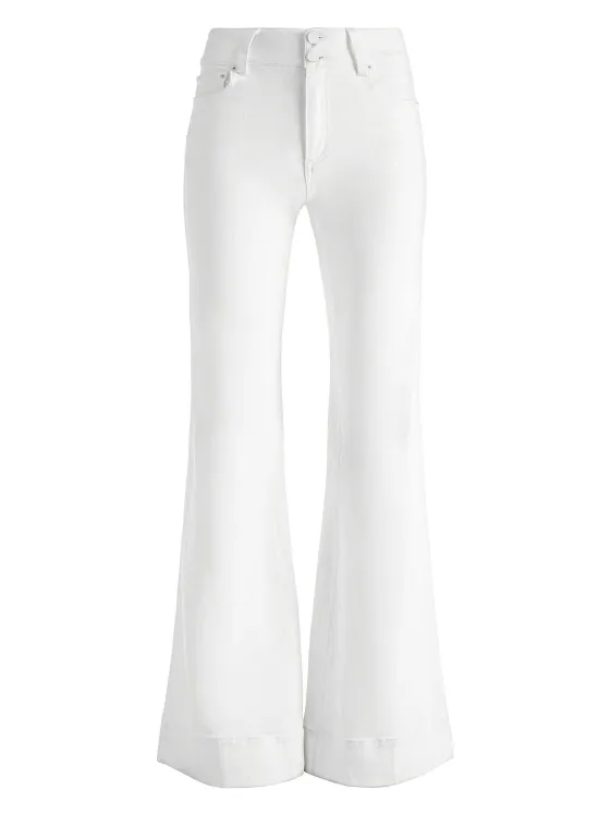Women Alice and Olivia Missa 5 Pocket High Rise Wide Leg Jean