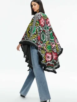 Women Alice and Olivia Nadine Embellished Shawl