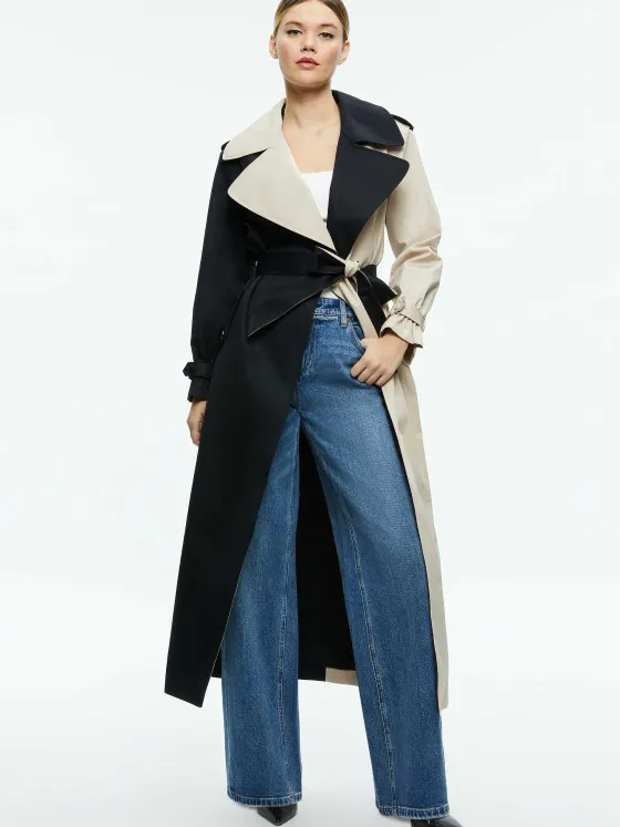 Women Alice and Olivia Nevada Trench Coat