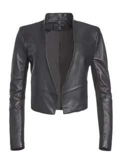 Women Alice and Olivia New Harvey Leather Jacket