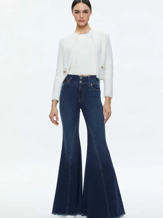 Women Alice and Olivia Noella Knit Jacket