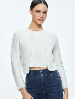 Women Alice and Olivia Noella Knit Jacket