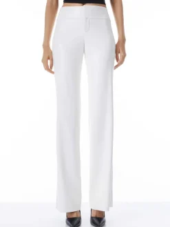 Women Alice and Olivia Olivia Vegan Leather Bootcut Pant
