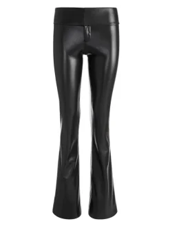 Women Alice and Olivia Olivia Vegan Leather Bootcut Pant