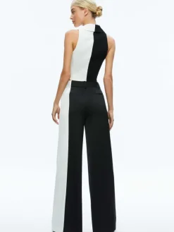 Women Alice and Olivia Pompey Color Block Pant