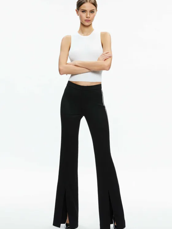 Women Alice and Olivia Princess Contrast Piping Pant
