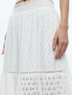 Women Alice and Olivia Reise Panelled Maxi Skirt