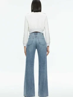 Women Alice and Olivia Ria Vegan Leather Moto Jacket