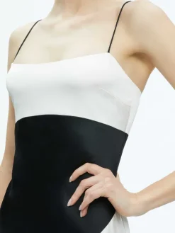 Women Alice and Olivia Rosa Asymmetrical Slip Dress
