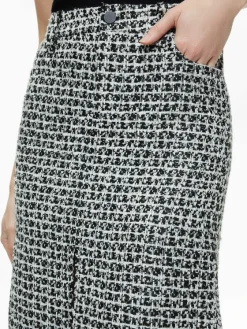 Women Alice and Olivia Rye Tweed Maxi Skirt