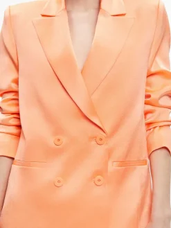 Women Alice and Olivia Santos Double Breasted Boyfriend Blazer