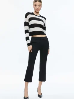 Women Alice and Olivia Sherrell Crew Neck Pullover