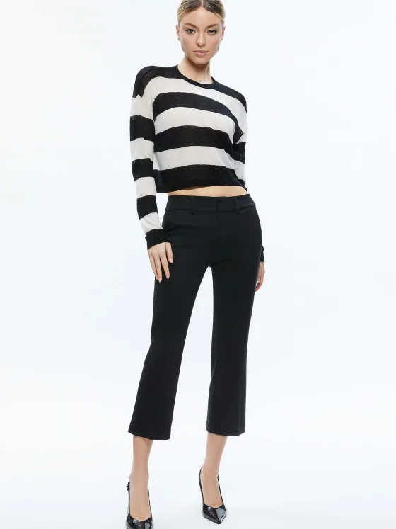 Women Alice and Olivia Sherrell Crew Neck Pullover