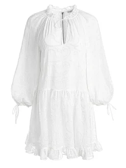 Women Alice and Olivia Sherrie Gathered Tunic Dress