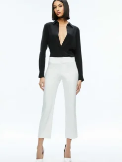 Women Alice and Olivia Stacey Low Rise Kick Flare Pant