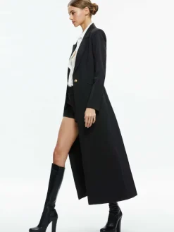 Women Alice and Olivia Theo Notch Collar Coat