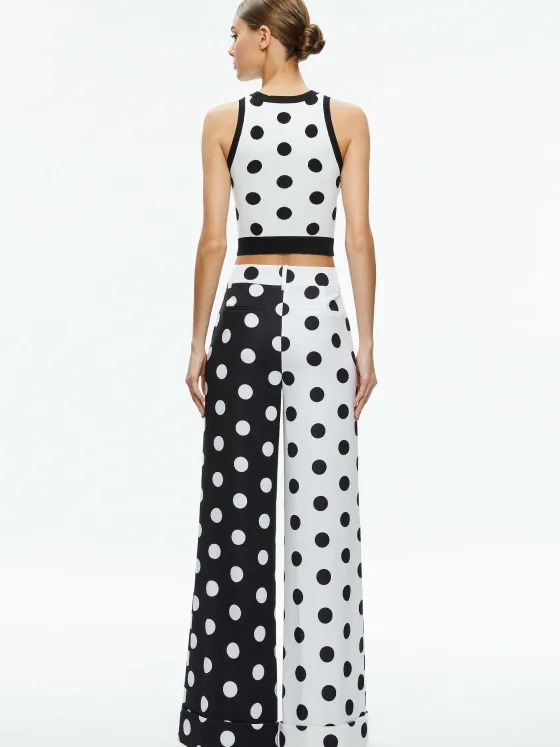 Women Alice and Olivia Tomasa Cuffed Trouser