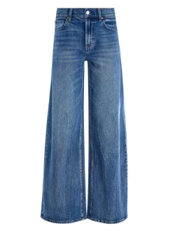 Women Alice and Olivia Trish Mid Rise Baggy Jean