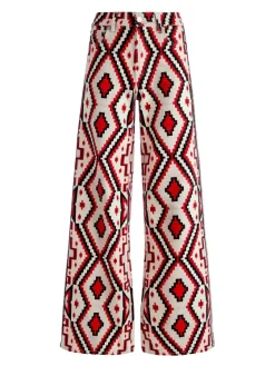 Women Alice and Olivia Trish Mid Rise Baggy Jean