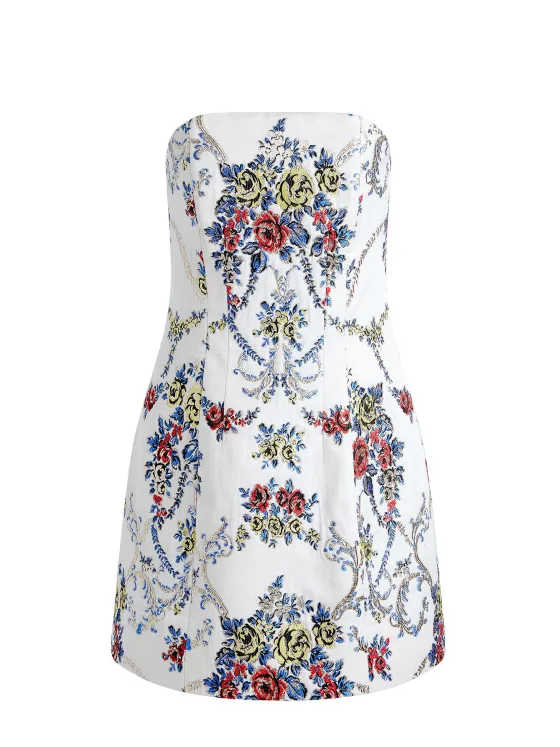 Women Alice and Olivia Velia Strapless Mini Dress