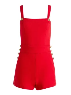 Women Alice and Olivia Vita Denim Romper