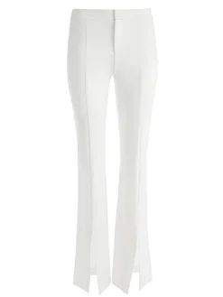 Women Alice and Olivia Walker Slim Front Slit Pants