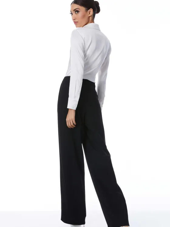 Women Alice and Olivia Willa Fitted Placket Top