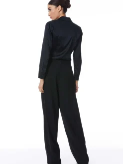 Women Alice and Olivia Willa Fitted Placket Top