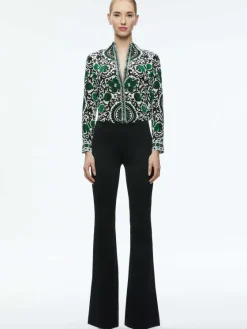 Women Alice and Olivia Willa Placket Top