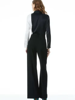 Women Alice and Olivia Willa Placket Top