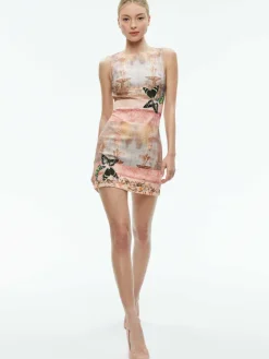 Women Alice and Olivia Wynell A-Line Mini Dress